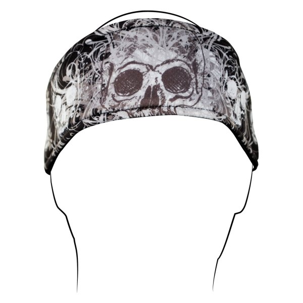 ZANheadgear® - Davinci Skull Cotton Headband (Davinci Skull)