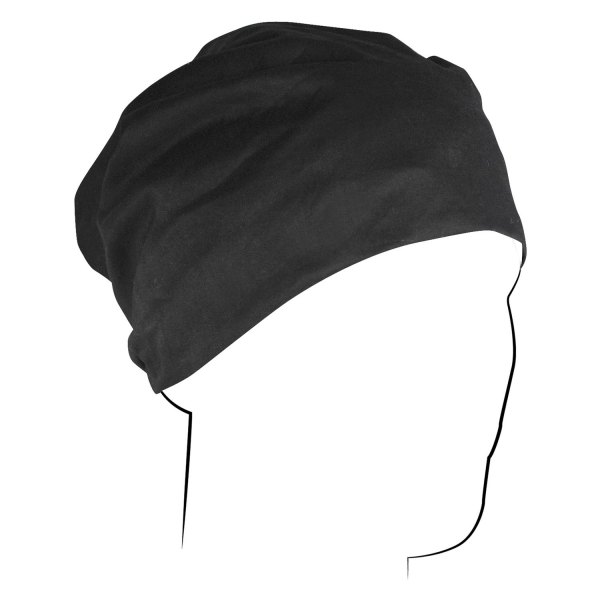 ZANheadgear® - Black Cotton Headwrap (Black)