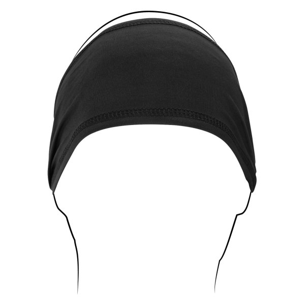 ZANheadgear® - Black Microlux Headband (Black)