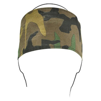 ZANheadgear® - Woodland Camo Cotton Headband
