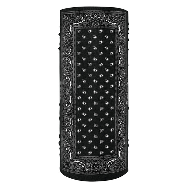 ZANheadgear® T101 - Polyester Black Paisley Neck Gaiter