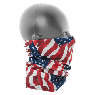 ZANheadgear® - Fleece-Lined Motley Tube Wavy Flag Neck Gaiter