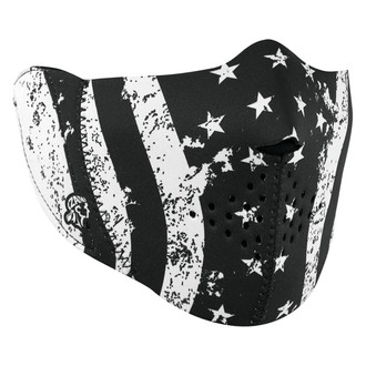 ZANheadgear® - Modi Detachable Black/White Vintage Flag Face Mask