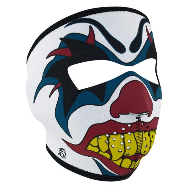 ZANheadgear® - Clown Neoprene Full-Face Mask (White)