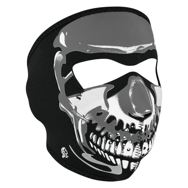 ZANheadgear® - Skull Neoprene Full-Face Mask (Black/White/Gray)