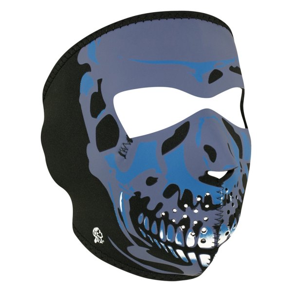 ZANheadgear® - Skull Neoprene Full-Face Mask (Black/Blue/White)