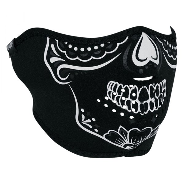 ZANheadgear® - Calavera Half Face Mask (Black)