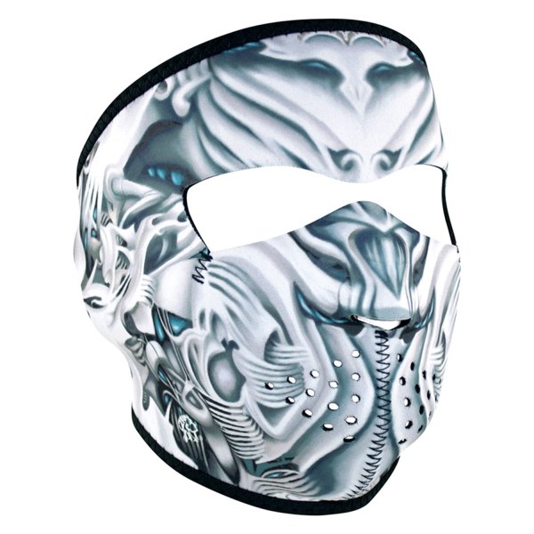 ZANheadgear® - Biomechanical Neoprene Full-Face Mask (Black/White)