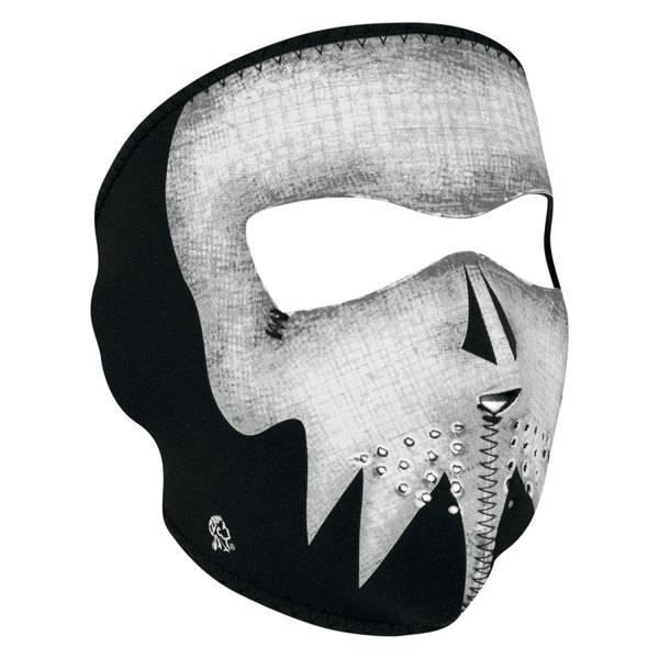 ZANheadgear® - Skull Glow Neoprene Full-Face Mask (Dark Gray Skull design)