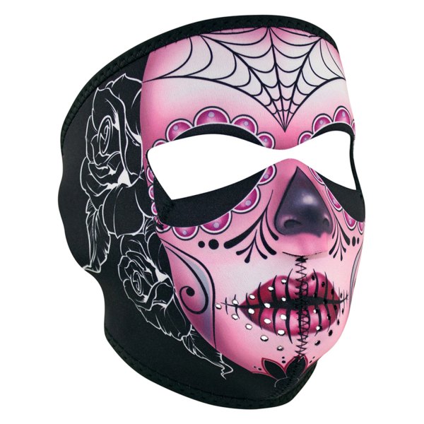 ZANheadgear® - Shugar Skull Neoprene Full-Face Mask (Black/Pink/White)