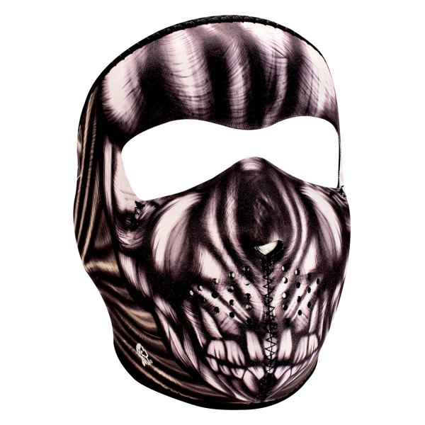 ZANheadgear® - Skull Neoprene Full-Face Mask (Black/White/Purple)