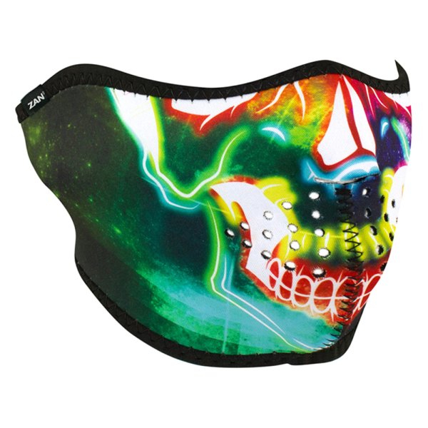 ZANheadgear® - Neoprene Neon Skull Half-Face Mask (Neon Skull)