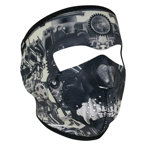 ZANheadgear® - Biomechanical Neoprene Full-Face Mask (Black/Beige/White)
