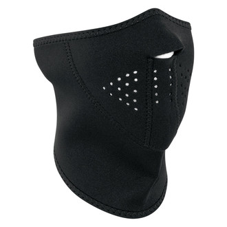 ZANheadgear® - Neoprene Black 3-Panel Half-Face Mask