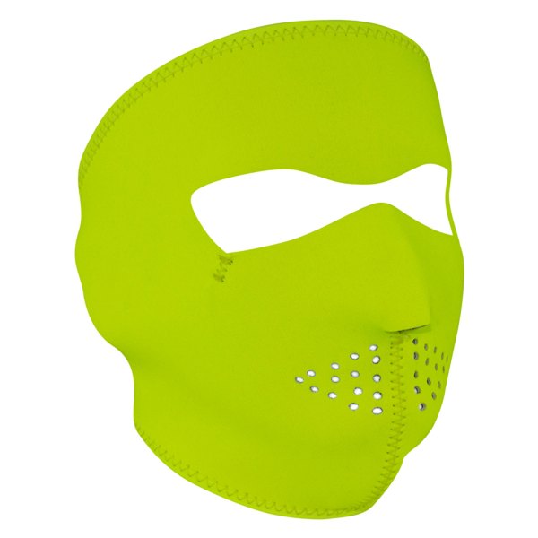 ZANheadgear® - Solid Neoprene Full-Face Mask (Hi-Viz Lime)