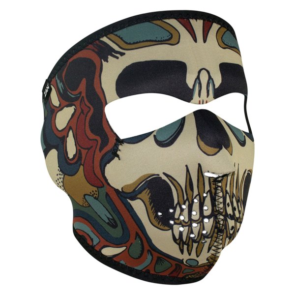 ZANheadgear® - Skull Neoprene Full-Face Mask (Cream/Black/Red)