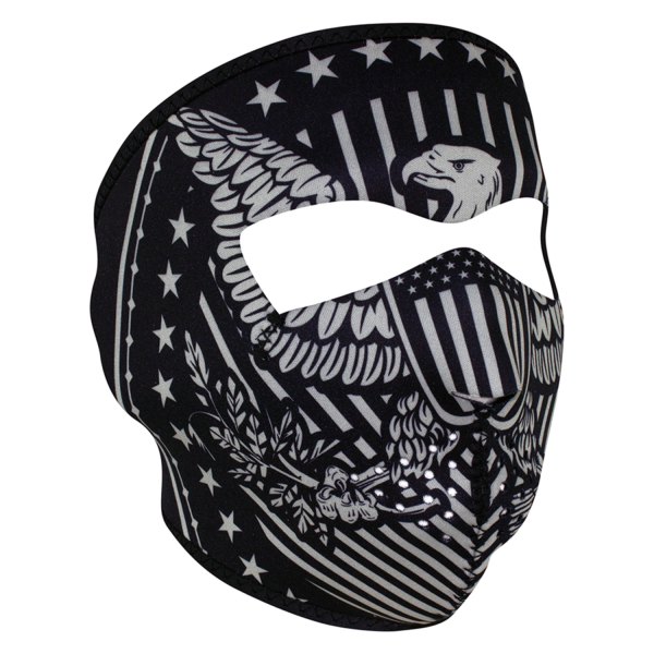ZANheadgear® - Flag Neoprene Full-Face Mask (Black/White)