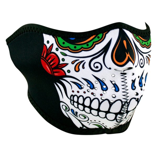 ZANheadgear® - Neoprene Muerte Skull Half-Face Mask (Muerte Skull)