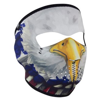 Flaming American Eagle USA Neoprene Full Face Mask Biker Costume Free Shipping 