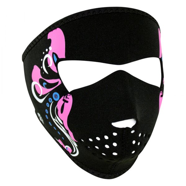 ZANheadgear® - Flowers Neoprene Small-Face Mask (Black)