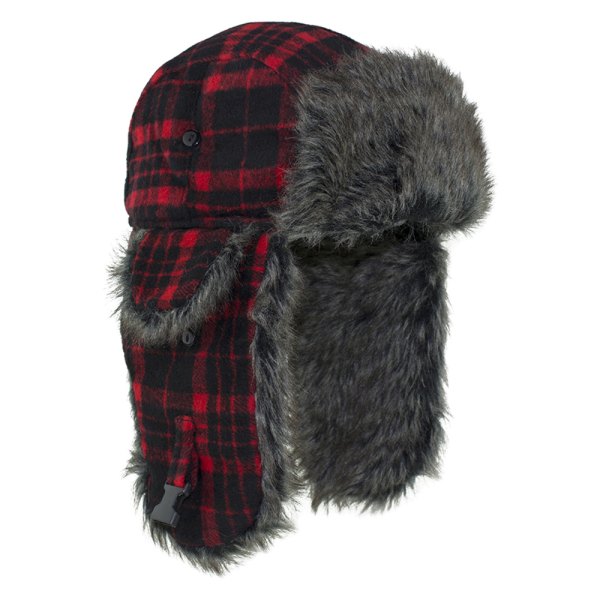 ZANheadgear® - Trooper Men's Hat (One Size, Buffalo Plaid)