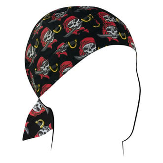 ZANheadgear® - Gray Pirate Flydanna