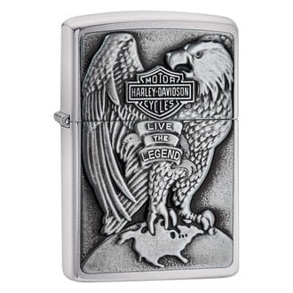 Zippo® - Harley-Davidson Eagle Wings Live the Legend Lighter