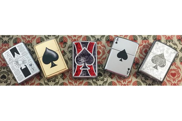 Zippo® 28323 - Ace Filigree Black Ice Lighter - MOTORCYCLEiD.com