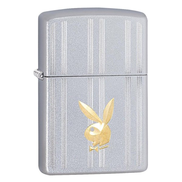 Zippo® - Playboy Bunny Satin Chrome Lighter