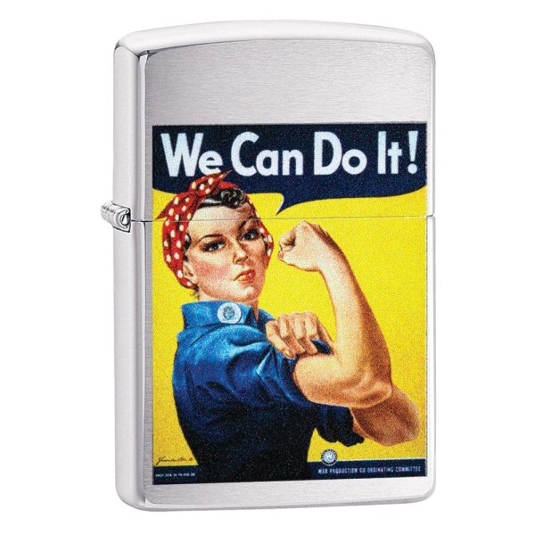 Zippo® - We Can Do It! US Army Brushed Chrome Lighter