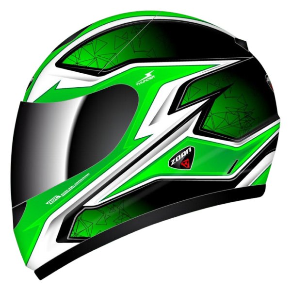 Flaming Speed Dot 新品2個 Zoan Helmets® - Thunder Street Electra Graphic Full Face